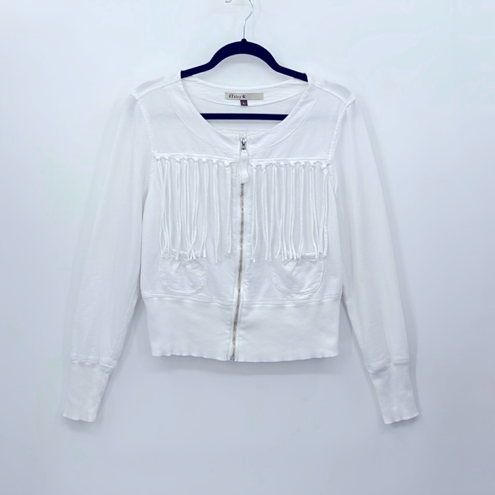 HALEY K. Fringe Sweatshirt